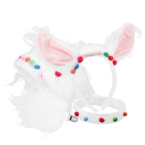 FOMIYES 1 Satz Kostümset Ohr Stirnband mit Halsband Tierkostüm Zubehör für Partys Bühnenaufführungen Wiederverwendbar Auffällig FOMIYES 1 Satz Kostümset Ohr Stirnband mit Halsband Tierkostüm Zubehör für Partys Bühnenaufführungen Wiederverwendbar Auffällig von FOMIYES