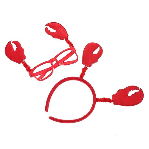 FOMIYES 1 Satz Krabbenstirnbandbrille für Stirnbänder für halloween kleidung halloween costumes weihnachtsdeko Haarband mit Krabbenelementen Party Kinderbrille Tuch rot FOMIYES 1 Satz Krabbenstirnbandbrille für Stirnbänder für halloween kleidung halloween costumes weihnachtsdeko Haarband mit Krabbenelementen Party Kinderbrille Tuch rot von FOMIYES