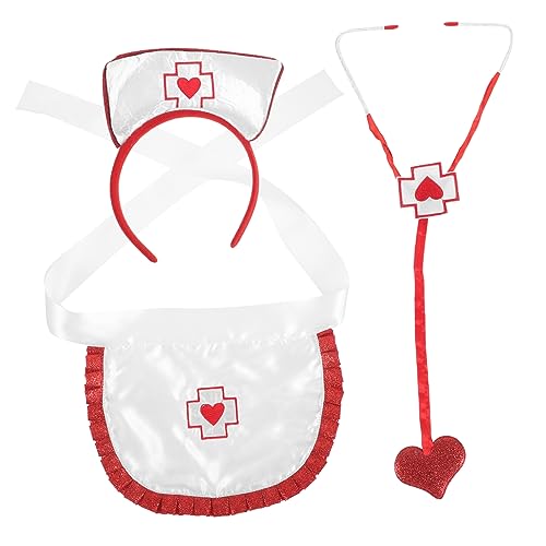 FOMIYES 1 Satz Krankenschwester Anzug Stirnband Für Cosplay Halloween-party-cosplay-kostüm Outfit Zubehör Cosplay-stirnband Halloween Krankenschwester Cosplay Stirnbänder Kostüme Stoff von FOMIYES