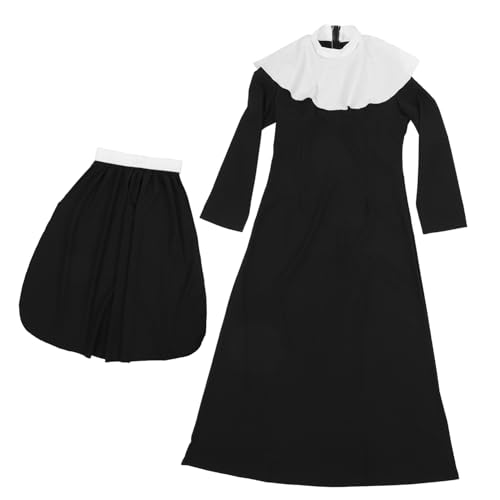 FOMIYES 1 Satz Nonnenkostüm Damen Halloween Kostüm für Frauen Leicht und für Cosplay Partys und Bühnenaufführungen Geschenkidee für Halloween FOMIYES 1 Satz Nonnenkostüm Damen Halloween Kostüm für Frauen Leicht und für Cosplay Partys und Bühnenaufführungen Geschenkidee für Halloween von FOMIYES