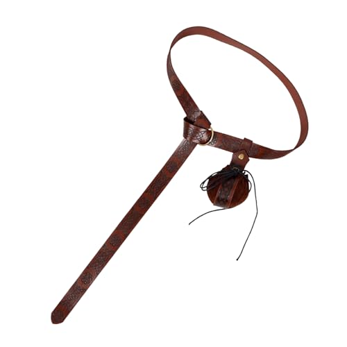 FOMIYES 1 Satz Renaissance-Gürteltasche Cosplay -Accessoires Mittelalterlicher Wikingergürtel Gürtel Männer Beutel -Gürteltasche aus PU-Leder Renaissance-Kostüm von FOMIYES