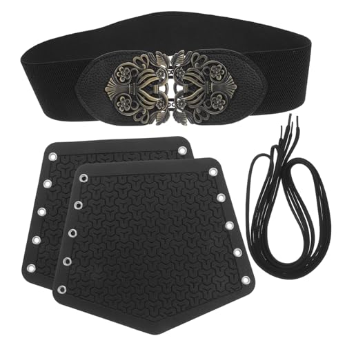 FOMIYES 1 Satz Renaissance Viking Kostüm Elastischer Hüftgurt Viking Halloween Accessoires Halloween- -kostüm Arm -Klammer Für Halloween Retro Vintage Taillengürtel Mikrofaser-Leder von FOMIYES
