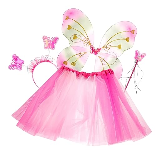 FOMIYES 1 Satz Schmetterlingsflügel Kostümset für Regenbogen Tutu Rock Zauberstab Haarreif Verkleidungsset für Karneval Halloween Kinderfestivals Tanzaufführungen Zufällige FOMIYES 1 Satz Schmetterlingsflügel Kostümset für Regenbogen Tutu Rock Zauberstab Haarreif Verkleidungsset für Karneval Halloween Kinderfestivals Tanzaufführungen Zufällige von FOMIYES