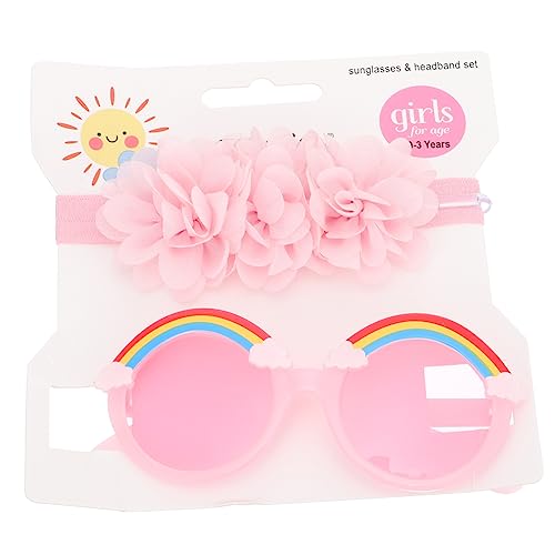 FOMIYES 1 Satz Sonnenbrillen mit Haarband Regenbogen Sonnenbrille für Teiliges für Partys Freizeitaktivitäten Leicht Tragbar Modisches Design für Kleine FOMIYES 1 Satz Sonnenbrillen mit Haarband Regenbogen Sonnenbrille für Teiliges für Partys Freizeitaktivitäten Leicht Tragbar Modisches Design für Kleine von FOMIYES