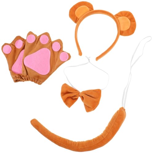 FOMIYES 1 Satz Tierkostüm Zubehör für Affenohren Haarreif für Cosplay Karneval Halloween Lustige Requisiten für Tanzaufführungen Fotografie Feiern FOMIYES 1 Satz Tierkostüm Zubehör für Affenohren Haarreif für Cosplay Karneval Halloween Lustige Requisiten für Tanzaufführungen Fotografie Feiern von FOMIYES