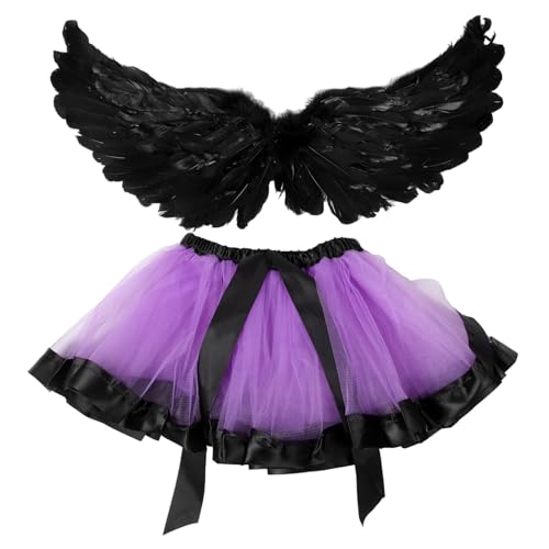 FOMIYES 1 Satz Tutu-Rock Kleid Kostüm Halloween-Requisite für Zubehör kinderkostum halloween costume halloween Cosplay Engel Requisite Halloween-Cosplay-Stütze Stoff von FOMIYES