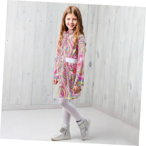 FOMIYES 1 Satz Vintage Disco Kleid für Mädchen mit Langen Ärmeln und Kopfband Retro Kostüm für Partys Cosplay und Bühnenauftritte für Kleine Tänzerinnen FOMIYES 1 Satz Vintage Disco Kleid für Mädchen mit Langen Ärmeln und Kopfband Retro Kostüm für Partys Cosplay und Bühnenauftritte für Kleine Tänzerinnen von FOMIYES