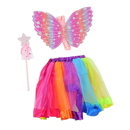 FOMIYES 1 Set 3 Teiliges Set Schmetterlingsflügel Requisiten Kostüme Rock Kostümzubehör Feenstab Kostümflügel Party Dekoflügel Kostümzubehör Flügel Mit Feenstabtuch Rosa FOMIYES 1 Set 3 Teiliges Set Schmetterlingsflügel Requisiten Kostüme Rock Kostümzubehör Feenstab Kostümflügel Party Dekoflügel Kostümzubehör Flügel Mit Feenstabtuch Rosa von FOMIYES