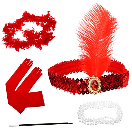 FOMIYES 1 Set Handschuhe Party Flapper Zubehör Für Flapper Kostüm Retro Outfits Zubehör Stirnbänder Kostüm Zubehör Haar Zubehör Polyester FOMIYES 1 Set Handschuhe Party Flapper Zubehör Für Flapper Kostüm Retro Outfits Zubehör Stirnbänder Kostüm Zubehör Haar Zubehör Polyester von FOMIYES