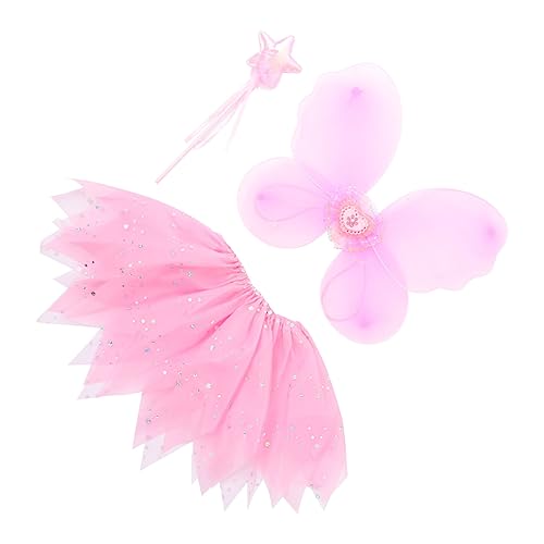 FOMIYES 1 Set Schmetterlingsflügel Rockanzug Tüllrock Feenflügel Cosplay Kostüm Mädchenkleidung Outfits Für Mädchen Kinderkleidung Feenkleid Kleidung Für Rosa Stahldraht FOMIYES 1 Set Schmetterlingsflügel Rockanzug Tüllrock Feenflügel Cosplay Kostüm Mädchenkleidung Outfits Für Mädchen Kinderkleidung Feenkleid Kleidung Für Rosa Stahldraht von FOMIYES