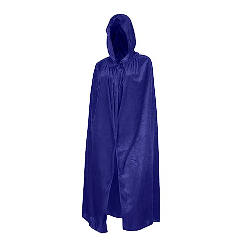 FOMIYES 1 Stück Halloween Umhang Samt für Erwachsene und Kapuzen Cape für Kostümpartys Cosplay und Aufführungen Unisex Blau FOMIYES 1 Stück Halloween Umhang Samt für Erwachsene und Kapuzen Cape für Kostümpartys Cosplay und Aufführungen Unisex Blau von FOMIYES