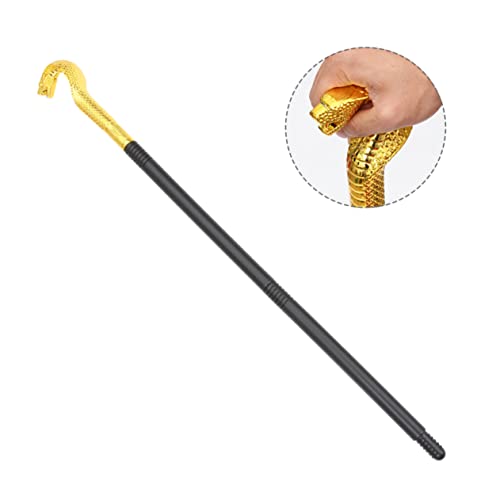 FOMIYES 1 Stück Snakehead Scepter Halloween Requisiten Stock für Kostümparty Kreativer Dreiteiliger Schlangenkopfstab Robustem für Geburtstagsfeiern und Theateraufführungen von FOMIYES