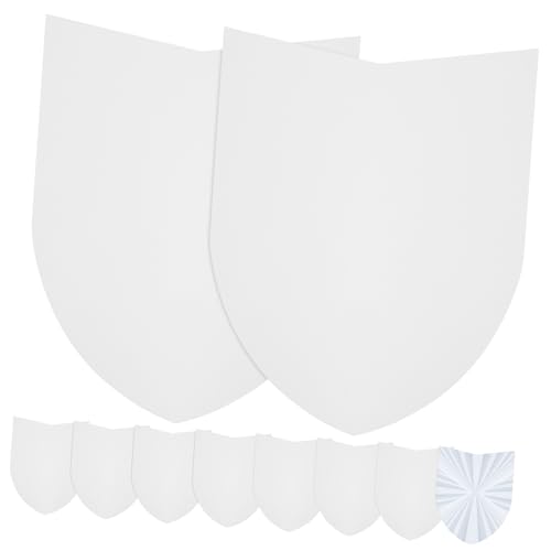 FOMIYES 10 Stück Teiliges DIY Schild Leichte Glatte Schilde für Rollenspiele Partys und Kreatives Gestalten Kindgerechtes Design als Kostümzubehör für Jungen und Mädchen von FOMIYES