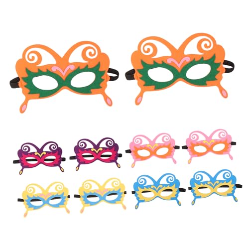 FOMIYES 10 Teiliges Schmetterlingsmasken für Farbenfrohe Cosplay Masken für Karneval Halloween Geburtstagsfeiern und für Mädchen und Festliche Anlässe FOMIYES 10 Teiliges Schmetterlingsmasken für Farbenfrohe Cosplay Masken für Karneval Halloween Geburtstagsfeiern und für Mädchen und Festliche Anlässe von FOMIYES