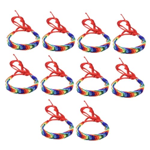 FOMIYES 10Stücke Handgefertigte Web Armbänder für Teiliges für Strandpartys Freundschaftsarmbänder Einzigartiger Schmuck für Kleine Jungen von FOMIYES