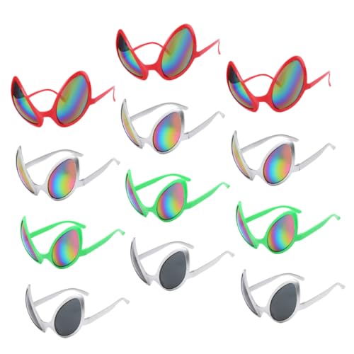 FOMIYES 12 Stück Teiliges Witzige Alienbrillen für Erwachsene Cosplay Accessoires für Partys Halloween Karneval Sicher Langlebig Spaß für Jede Feier FOMIYES 12 Stück Teiliges Witzige Alienbrillen für Erwachsene Cosplay Accessoires für Partys Halloween Karneval Sicher Langlebig Spaß für Jede Feier von FOMIYES