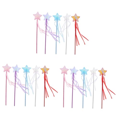 FOMIYES 15 Stück Teiliges Feenstab mit Sternmotiv Bunte Leichte Zauberstäbe für Halloween Weihnachten Geburtstagsfeiern und Cosplay Auftritte FOMIYES 15 Stück Teiliges Feenstab mit Sternmotiv Bunte Leichte Zauberstäbe für Halloween Weihnachten Geburtstagsfeiern und Cosplay Auftritte von FOMIYES