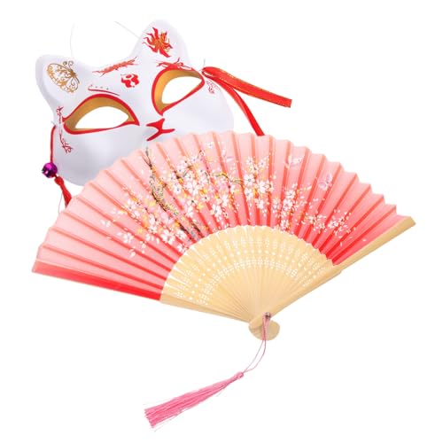 FOMIYES 1Satz Faltbare Fuchsmaske für Cosplay Kostümpartys Elegantes Design im Japanischen für Festivals Besondere Anlässe Teiliges Masken Fächer FOMIYES 1Satz Faltbare Fuchsmaske für Cosplay Kostümpartys Elegantes Design im Japanischen für Festivals Besondere Anlässe Teiliges Masken Fächer von FOMIYES