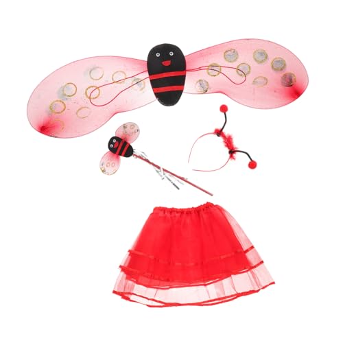 FOMIYES 1Satz Kostümset für Teiliges mit Flügeln Tutu Stirnband für Halloween Karneval Cosplay Leicht für Unbeschwerten Tragekomfort FOMIYES 1Satz Kostümset für Teiliges mit Flügeln Tutu Stirnband für Halloween Karneval Cosplay Leicht für Unbeschwerten Tragekomfort von FOMIYES