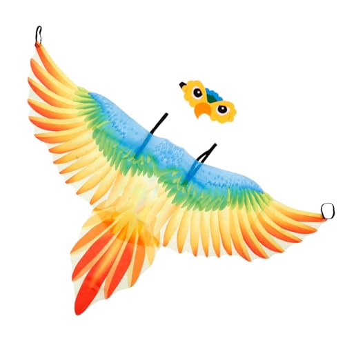FOMIYES 1Satz Kostümset für Vogelflügeln Kopfbedeckung Halloween Cosplay Party Kreative Rollenspiele Weichem Auffällige Farben von FOMIYES