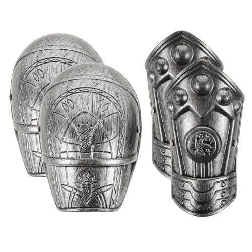 FOMIYES 1Satz Rüstungs Cosplay Zubehör Schulterplatte Armpolster Einfarbig Leicht Haltbar für Halloween Spiele oder Kostüm Requisite für Jungen von FOMIYES