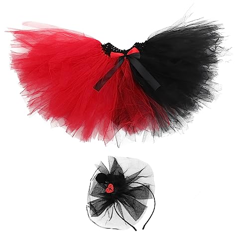FOMIYES 1Satz Schwarzer Roter Tüllrock Mit Hexenhut Haarreif Verkleidung Für Halloween Partys Kostümveranstaltungen FOMIYES 1Satz Schwarzer Roter Tüllrock Mit Hexenhut Haarreif Verkleidung Für Halloween Partys Kostümveranstaltungen von FOMIYES