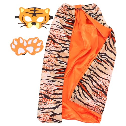 FOMIYES 1Satz Tiger Kostüm für Tigerumhang Maske Zubehör für Partys Bühnenauftritte Cosplay Events Sanfte Stoffmaterialien für Angenehmen Tragekomfort FOMIYES 1Satz Tiger Kostüm für Tigerumhang Maske Zubehör für Partys Bühnenauftritte Cosplay Events Sanfte Stoffmaterialien für Angenehmen Tragekomfort von FOMIYES