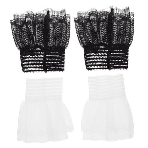 FOMIYES 2 Paar Braut Spitzen Handgelenkmanschetten Spitzen Armbänder Falsche Ärmelmanschetten Spitzenmanschetten Für Kostüme Kostüm Ärmelmanschetten Braut Handgelenkmanschetten FOMIYES 2 Paar Braut Spitzen Handgelenkmanschetten Spitzen Armbänder Falsche Ärmelmanschetten Spitzenmanschetten Für Kostüme Kostüm Ärmelmanschetten Braut Handgelenkmanschetten von FOMIYES