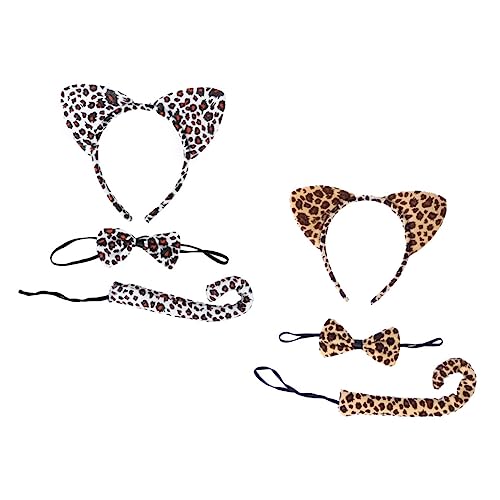 FOMIYES 2 Sätze Katzenkostüm für Teiliges mit Katzenohren Fliege für Karneval Halloween Cosplay Partys Langlebig FOMIYES 2 Sätze Katzenkostüm für Teiliges mit Katzenohren Fliege für Karneval Halloween Cosplay Partys Langlebig von FOMIYES