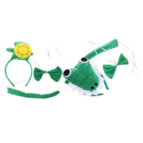 FOMIYES 2 Sätze Krokodil und Schildkröte Cosplay Stirnband und Fliege für Karneval und Mottopartys Weiches und Langlebiges Material Detailreiche Gestaltung Auffälliges Design FOMIYES 2 Sätze Krokodil und Schildkröte Cosplay Stirnband und Fliege für Karneval und Mottopartys Weiches und Langlebiges Material Detailreiche Gestaltung Auffälliges Design von FOMIYES