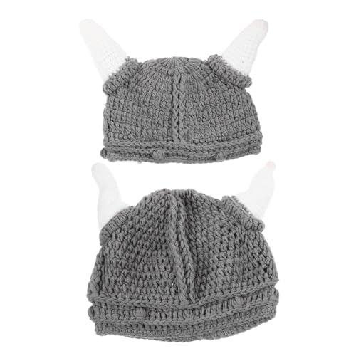 FOMIYES 2 Stck Teiliges Ox horn Mütze für Erwachsene und Lustige Cosplay karnevalsmütze mit Kreativem Design Vielseitig für Themen Kostümpartys Geeignet von FOMIYES