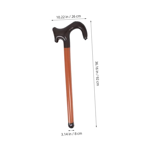 FOMIYES 2 Stück Aufblasbare Gehstütze Robustem PVC Leichtes Party und Witzige Kostüm Deko für Fasching Halloween Karneval und Strandspaß von FOMIYES