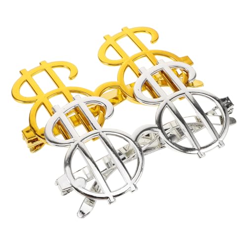 FOMIYES 2 Stück Brille mit Dollarzeichen für lustige Brille verrückt flippige Brille geformt rahmen Praktische Partybrille Brille Foto-Requisite lustige Partybrille Plastik FOMIYES 2 Stück Brille mit Dollarzeichen für lustige Brille verrückt flippige Brille geformt rahmen Praktische Partybrille Brille Foto-Requisite lustige Partybrille Plastik von FOMIYES