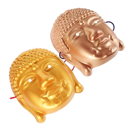 FOMIYES 2 Stück Buddha-Kopfmaske Party-Kostümmaske Karneval Maskerade Maske Schutzmaske Maskerademaske für Männer Halloween-Party-Maske lustige partymaske karnevalskostüm maske Plastik FOMIYES 2 Stück Buddha-Kopfmaske Party-Kostümmaske Karneval Maskerade Maske Schutzmaske Maskerademaske für Männer Halloween-Party-Maske lustige partymaske karnevalskostüm maske Plastik von FOMIYES