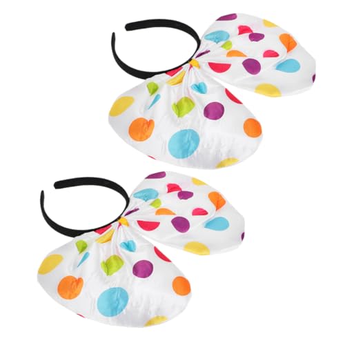 FOMIYES 2 Stück Clown-stirnband Clown-partyhut Halloween Carnival Outfit Karneval Cosplay Stirnband Clownhut Clown Zubehör Hut Clown Kostüm Buntstifthüte Clowns Hut Polyester Weiß FOMIYES 2 Stück Clown-stirnband Clown-partyhut Halloween Carnival Outfit Karneval Cosplay Stirnband Clownhut Clown Zubehör Hut Clown Kostüm Buntstifthüte Clowns Hut Polyester Weiß von FOMIYES