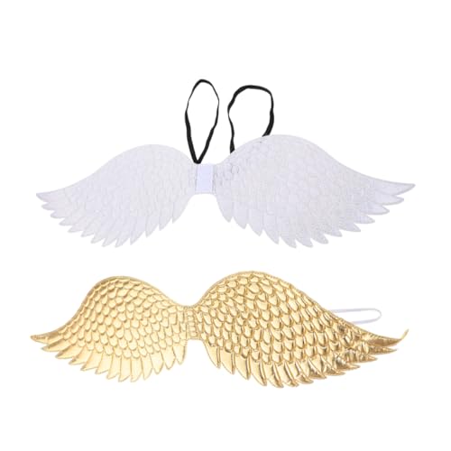 FOMIYES 2 Stück Engelsflügel für Ankleiden Feenflügel Flügel Kostüm engel kostüm zubehör Kinderflügel Flügelkostüm Damen Flügel Cosplay Halloween-Kostüme für Mädchen Stoff FOMIYES 2 Stück Engelsflügel für Ankleiden Feenflügel Flügel Kostüm engel kostüm zubehör Kinderflügel Flügelkostüm Damen Flügel Cosplay Halloween-Kostüme für Mädchen Stoff von FOMIYES