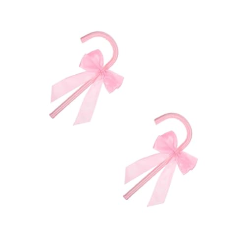 FOMIYES 2 Stück Halloween Cosplay Schleifen Stab Kunststoff Pinker Party Accessoire für Kostüm Karneval Fasching Faschingsparty Vielseitiger Verkleidungsstab mit Schleife FOMIYES 2 Stück Halloween Cosplay Schleifen Stab Kunststoff Pinker Party Accessoire für Kostüm Karneval Fasching Faschingsparty Vielseitiger Verkleidungsstab mit Schleife von FOMIYES