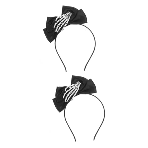 FOMIYES 2 Stück Halloween Haarreif Cosplay Kopfschmuck Spukiger Party Haarreif Kostüm Requisit für Damen und Herren Komfortabel Langlebig für Halloween Party und Maskerade von FOMIYES