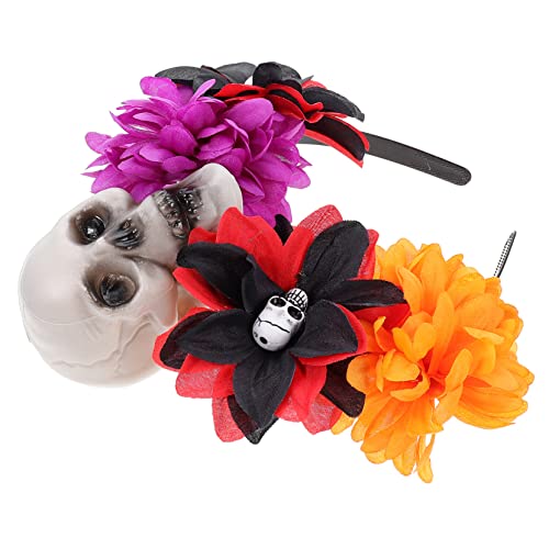 FOMIYES 2 Stück Halloween Haarreif mit Rosen Skelett Kopfschmuck Leichtes Langlebiges Halloween Headband für Party Kostüm Cosplay und Festtagsdekoration FOMIYES 2 Stück Halloween Haarreif mit Rosen Skelett Kopfschmuck Leichtes Langlebiges Halloween Headband für Party Kostüm Cosplay und Festtagsdekoration von FOMIYES