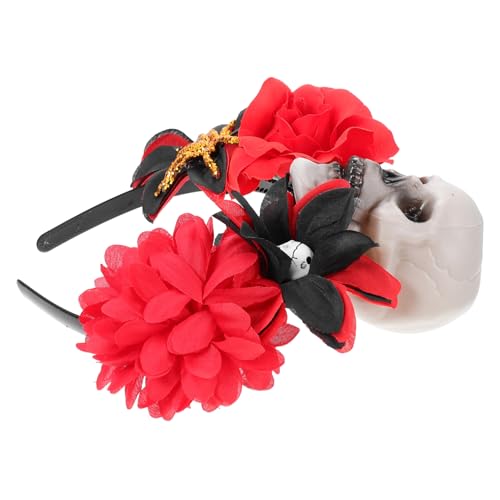FOMIYES 2 Stück Halloween Haarschmuck Haarreif mit Rosen Modisches Stirnband für Karneval Cosplay Party Universalgröße Geschenkidee für Halloween Fest FOMIYES 2 Stück Halloween Haarschmuck Haarreif mit Rosen Modisches Stirnband für Karneval Cosplay Party Universalgröße Geschenkidee für Halloween Fest von FOMIYES
