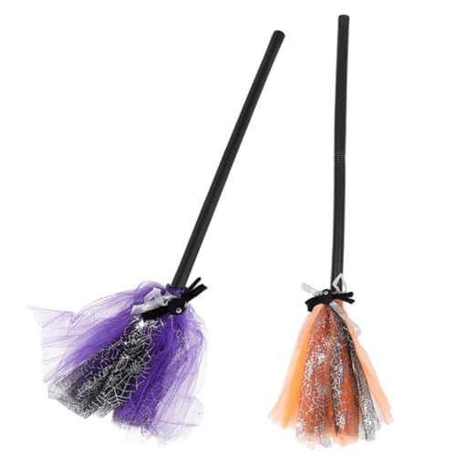 FOMIYES 2 Stück Halloween Hexenbesenkostüm Cosplay gruselig Halloween-Hexenzubehör Dekorationen Und Halloween atmosphäre Kinderkleider kinderkleidung Hexenkostüm Besen Hexenrequisite Tuch FOMIYES 2 Stück Halloween Hexenbesenkostüm Cosplay gruselig Halloween-Hexenzubehör Dekorationen Und Halloween atmosphäre Kinderkleider kinderkleidung Hexenkostüm Besen Hexenrequisite Tuch von FOMIYES