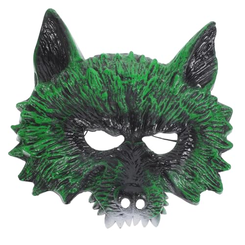 FOMIYES 2 Stück Halloween Wolf Maske Gruselige Tiermaske mit Lebensechtem Design und Feiner Verarbeitung Leichte und Atmungsaktive Party Maske für Halloween und Tierkostüm Festlichkeiten von FOMIYES