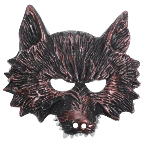 FOMIYES 2 Stück Halloween Wolf Maske mit Langen Zähnen Realistische Cosplay Requisite für Halloween Karneval Mottoparty Partydekoration Rote Tiermaske für Erwachsene FOMIYES 2 Stück Halloween Wolf Maske mit Langen Zähnen Realistische Cosplay Requisite für Halloween Karneval Mottoparty Partydekoration Rote Tiermaske für Erwachsene von FOMIYES