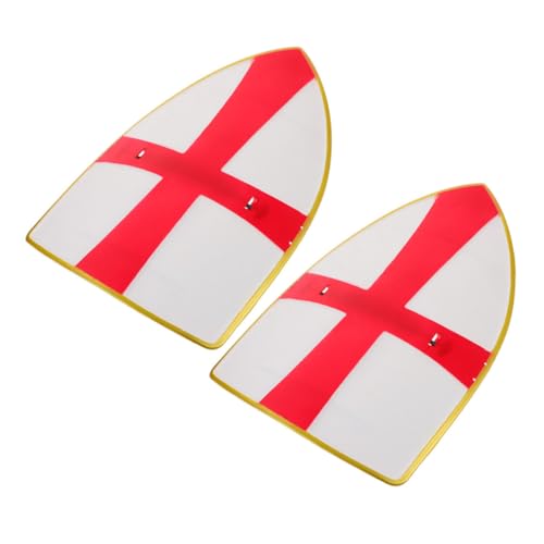 FOMIYES 2 Stück Kinderschild Für Jungen Ritterschild Krieger Kriege Mittelalter Kostüm Nummer Cosplay Schlüsselschild Für Von 8–12 Spielschild Partyzubehör Schild Für Von 4–6 von FOMIYES