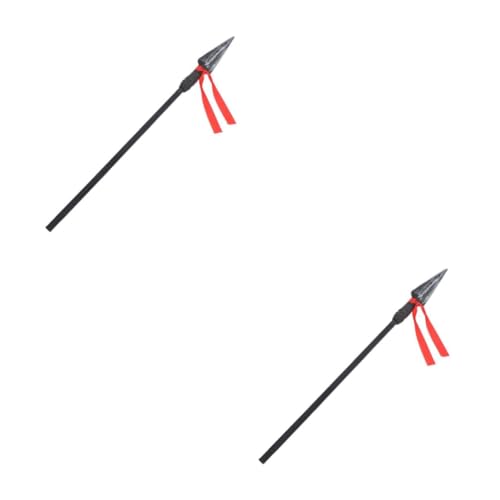 FOMIYES 2 Stück Mittelalterlicher Römischer Ritterspeer Cosplay Requisite aus Kunststoff mit Roten Quasten für Halloween Kostüm Bühnenauftritte Themenpartys und Interaktives FOMIYES 2 Stück Mittelalterlicher Römischer Ritterspeer Cosplay Requisite aus Kunststoff mit Roten Quasten für Halloween Kostüm Bühnenauftritte Themenpartys und Interaktives von FOMIYES