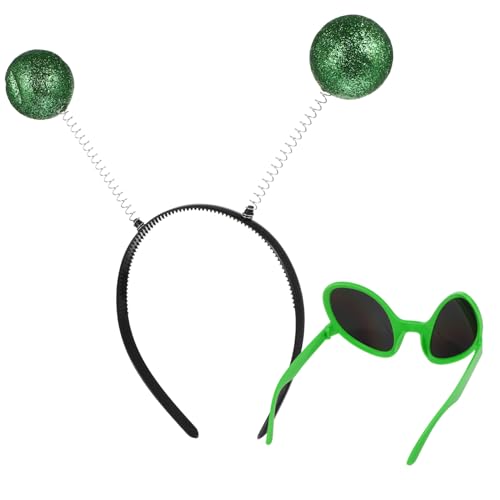 FOMIYES 2 Stück Partybrille Ausländer Trendy Neuheit Brille Alien Stirnband Alien-Stirnband für Erwachsene thematisiert Rave party brille brillen party Plastik Green FOMIYES 2 Stück Partybrille Ausländer Trendy Neuheit Brille Alien Stirnband Alien-Stirnband für Erwachsene thematisiert Rave party brille brillen party Plastik Green von FOMIYES