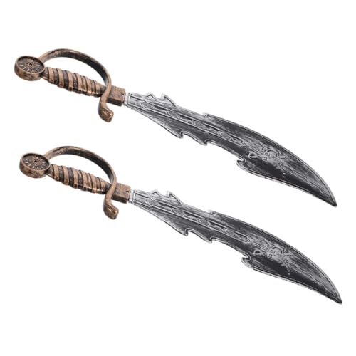 FOMIYES 2 Stück Piratenmachete Kostüm Requisite Schwertdekoration Tu So, Als Würdest Du Cosplay Prop Römisches Kostümspielschwert Plastik FOMIYES 2 Stück Piratenmachete Kostüm Requisite Schwertdekoration Tu So, Als Würdest Du Cosplay Prop Römisches Kostümspielschwert Plastik von FOMIYES