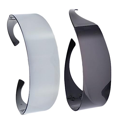 FOMIYES 2 Stück Tanz Party Brille Kopfband Brillen für Lustige Veranstaltungen Leichte und Strapazierfähige Accessoires Schwarz Silber von FOMIYES