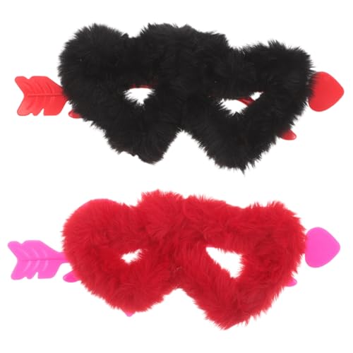 FOMIYES 2 Stück Teiliges herzförmige Sonnenbrillen mit Flauschrahmen und Liebesmotiv Leichte strapazierfähige Partybrille für Junggesellinnenabschied Valentinstag Halloween und FOMIYES 2 Stück Teiliges herzförmige Sonnenbrillen mit Flauschrahmen und Liebesmotiv Leichte strapazierfähige Partybrille für Junggesellinnenabschied Valentinstag Halloween und von FOMIYES