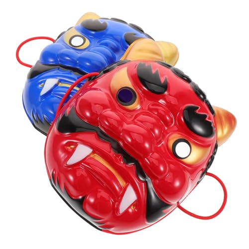 FOMIYES 2 Stück Teufelsmaske für Erwachsene Plastik Halloween Verkleidung für Maskenbälle Karneval und Festlichkeiten Traditionelle Party Maske Rot und Blau FOMIYES 2 Stück Teufelsmaske für Erwachsene Plastik Halloween Verkleidung für Maskenbälle Karneval und Festlichkeiten Traditionelle Party Maske Rot und Blau von FOMIYES